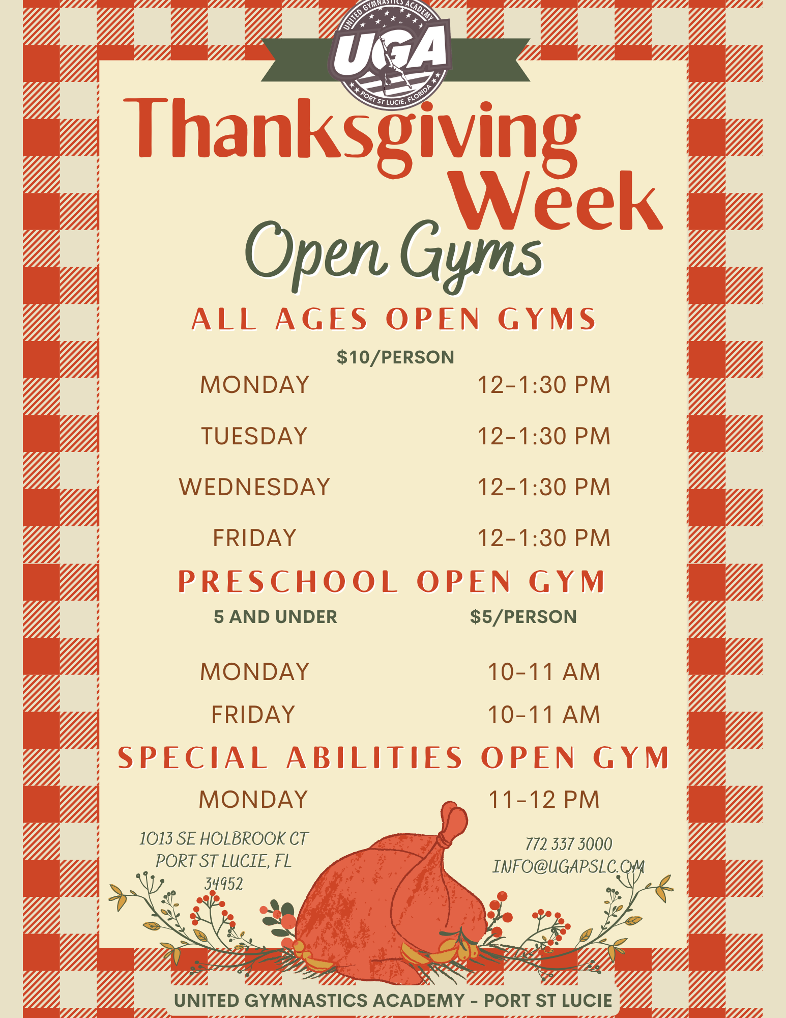 thanksgiving week open gym flyer (1)